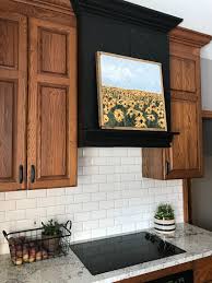 How to update a kitchen with oak cabinets. White Subway Tile And Oak Cabinets An Artist S Blog About Art Wallpaper Decor Margaritas And Everything You Ve Ever Wanted To Read Copper Corners