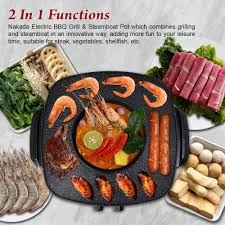 All you can eat steamboat & grill buffet :d. Primada Malaysia Nakada Electric Bbq Grill Steamboat Pot Fg046