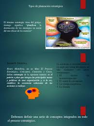 Henry mintzberg (nacido en montreal, 2 de septiembre henry mintzberg, james brian quinn, john voyer. Tipos De Planeacion Estrategica Planificacion Estrategica Planificacion