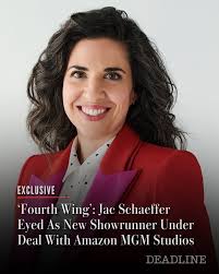 EXCLUSIVE: Amazon MGM Studios' adaptation of Rebecca Yarros' bestselling  novel 'Fourth Wing' is getting a big-name new showrunner. 'Agatha All  Along' and 'WandaVision' creator Jac Schaeffer has signed a deal with the