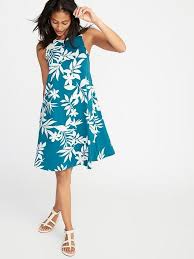 Frugal Fashion Over 50 Blue Dresses Under 100 Hello Lovely Jersey Swing Dress Womens Dresses Dress Clothes For Women