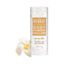 Talc Free Baby Powder Real Vanilla Amber Walmart Com