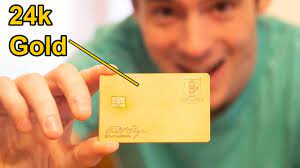 Check spelling or type a new query. Unboxing A 24 Karat Gold Credit Card Youtube
