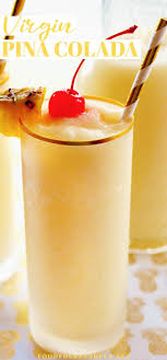 This Virgin Pina Colada Recipe Is Perfect On Hot Summer Days And Summertime Entertaining Pineapple Virgind Pina Colada Recipe Virgin Pina Colada Pina Colada