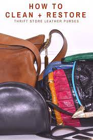 How To Clean Thrift Store Purses With Images Leather Purses Store Purses Leather