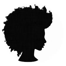 Black And White African American Clip Art Afro Silhouette Svg Clip Art Natural Nappy Hair Png Files African American Art Black Girl Svg Digital Art African Clip Art Black Woman Afro Black Woman Silhouette African American Art Black