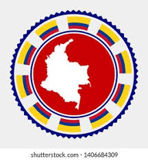 Its 1,000 miles (1,600 km) of coast to the north are bathed by the waters of the caribbean sea , and its 800 miles (1,300 km) of coast to the west are washed by the pacific ocean. Republica De Colombia Logo Vector Ai Free Download