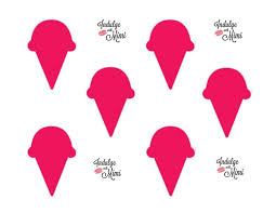 Ice Cream Macaron Template Macaron Template Macaroon Template Macarons