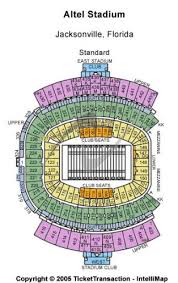 Everbank Field Seating Chart With Seat Numbers Field