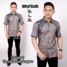 Jual promo premium blazer jas casual pria korea kancing 1 bk 88 via. Baju Pria Bodrir Lengan Pendek Kemeja Pria Lengan Pendek Baju Pria Kombinasi Batik Baju Pria Bordir Lengan Pendek Kemeja Pria Motif Slempang Lazada Indonesia