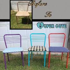 Vintage Costco Folding Chairs Makeover Folding Chair Makeover Paint Furniture Chair Makeover