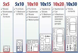 Aaaaa A Space Storage Unit Size