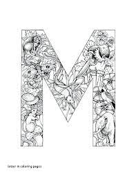 Word be happy zentangle stylized, vector, illustration, freehand pencil. Letter M Coloring Pages Letter M Is For Mouse Coloring Page With Letter A Coloring Pages Alphabet Coloring Pages Alphabet Coloring