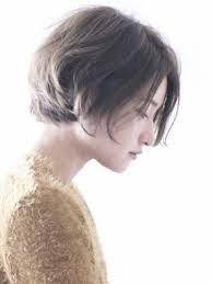 大人の女性のショートボブ パーマ ミズ 30代 40代 ビューティーboxヘアカタログ ボブパーマ ショートボブ パーマ ショートボブ