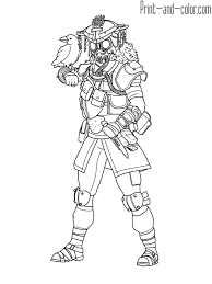 Apex legends pathfinder poster #displate poster by scar design. Apex Legends Coloring Pages Print And Color Com Apex Legends Coloring Pages Apex Legends Bloodhound