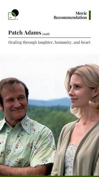 Patch Adams (1998) is a heartfelt reminder that compassion can be just as  powerful as medicine. The film shows how empathy, humor, and genuine human  connection can transform not only patients’ lives, ...