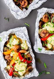 Make it low carb with cauliflower, zucchini, or broccoli. Keto Sausage And Pepper Foil Packets With Cauliflower Delicious Little Bites