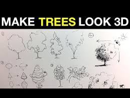 Form that seen from another perspective will change from second dimension to third dimension. 5 Simple Tips On How To Make Your Trees Look More 3d Youtube