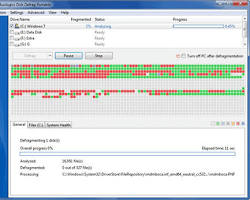 Gambar Aplikasi disk defragmenter