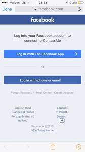 iphone - Login with facebook app in ios app shows option in safari 