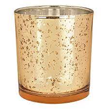 These gold votive candle holders are not only aesthetically appealing but also are very durable and can last for a long time even after daily rough usages. Just Artifacts 4 Inch Speckled Gold Mercury Glass Votive Candle Holder Walmart Com Walmart Com