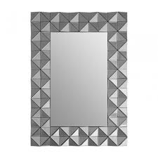 Prisma decorative wall mirror doubles as storage space because you can use it to hang items like jewelry from its wireframe. Signature By No18 Savannah Silver Mirror Wall Decor From No18 Interiors Uk