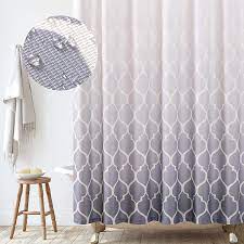 We did not find results for: Buy Jinchan Grey Shower Curtains Fabric Shower Curtain Set For Bathroom Decor Moroccan Tile Ombre Gray Bath Curtains Waterproof Quatrefoil Pattern 70x72 Inch With Curtain Hooks Gradual Color Design Online In Indonesia
