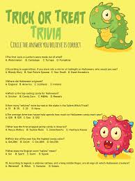 It's like the trivia that plays before the movie starts at the theater, but waaaaaaay longer. 10 Best Free Printable Halloween Trivia Printablee Com