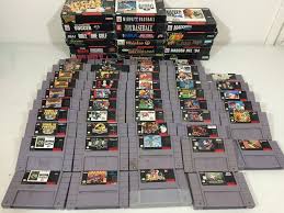 Lot Of 63 Super Nintendo Snes Video Game Cartridges Some With Original Boxes Nes Super Nintendo Nintendo Nes