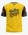 8,000+ vectors, stock photos & psd files. Men S Short Sleeve T Shirt Mockup Back View In Apparel Mockups On Yellow Images Object Mockups