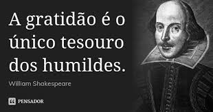 A Gratidao E O Unico Tesouro Dos William Shakespeare