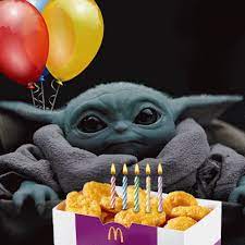 Baby Yoda Baby Yoda Birthday Gif Babyyoda Babyyodabirthday Babyyodacake Discover Share Funny Happy Birthday Meme Happy Birthday Meme Yoda Happy Birthday