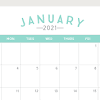 Please select your options to create a calendar. 1