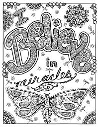 Instant Download Believe In Miracles Coloring Page You Be The Etsy Quote Coloring Pages Insect Coloring Pages Coloring Books