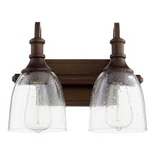 Canless 4000k new construction or remodel dimmable integrated led recessed light kit with bronze gimbal trim model# 4jbk adj 40k 90cri orb m6 nicor 4 in. Quorum Lighting 5011 4 186 Richmond 28 Wall Vanity Light Oiled Bronze Lighting For Bathroom Home 2 Bulb Wall Light Walmart Com Walmart Com