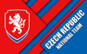 Download Wallpapers Czech Republic National Football Team 4k Emblem Material Design Blue Red Abstraction Logo Football Czech Republic Coat Of Arms Besth National Football Teams Football Wallpaper Custom Soccer