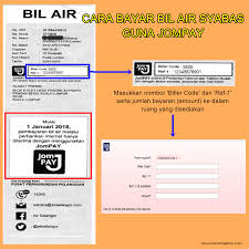 Malaysia's largest water operator, providing safe and drinkable water to about 8.4 million consumers in selangor, kuala lumpur segalanya boleh diakses hanya di hujung jari, termasuklah menerima bil air bulanan anda melalui emel atau whatsapp. Cara Bayar Bil Syabas Guna Jompay Nukilan Budak Flat