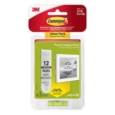 Anchors are another kind of hardware that's commonly used for hanging heavy items. Command 12 Sets Of Strips Picture Hanging Strips Value White Target