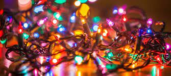 Christmas lights outside on a home. Christmas Lights Rainer Hersch