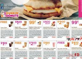 Dunkin Donut Coupons Printable