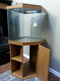 45 Gallon Corner Aquarium Tiny House Furniture Corner Aquarium Molly Fish