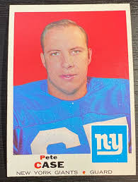 Pete Case 1969 Topps Football Single New York Giants #197