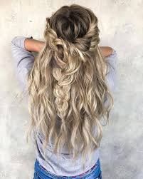 Braids Twists Curls Half Up Half Down Hairstyle Boho Braided Hairstyles Cool Braid Hairstyles Long Hair Styles