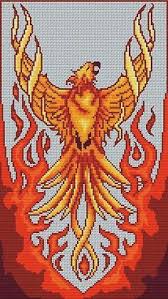 No matter how you began, experienced stitchers know it's fun, relaxing and rewarding. Click Here To View Larger Image Of Rising Phoenix Chart Cross Stitch Animals Dragon Cross Stitch Cross Stitch Pictures