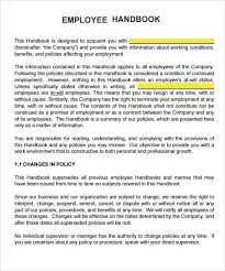 Employee Handbook Sample Employee Handbook Template Employee Handbook Looking For Employees