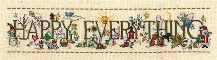 The herringbone stitch is a crossed stitch. Happy Everything By Imaginating