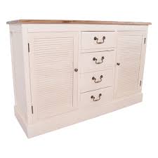 Elbmöbel kommode breit sideboard aus holz bunt antik metallgriffen landhaus shabby chic mit 9 schubladen vintage. Kommode Leira Holz Landhaus Stil Vintage Look Schrank Weiss