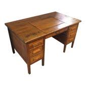 1940s Vintage Hidden Typewriter Compartment Desk Vintage Desk Executive Desk Desk