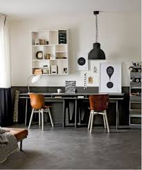 Idees Decos Pour Amenager Un Bureau Double Interieur Maison Bureau A Domicile Deco Bureau