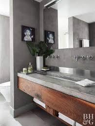 29 Ideas Bath Room Modern Concrete Double Sinks Bath Modernbathroomdoublesinks Floating Bathroom Vanities Diy Bathroom Remodel New Bathroom Designs